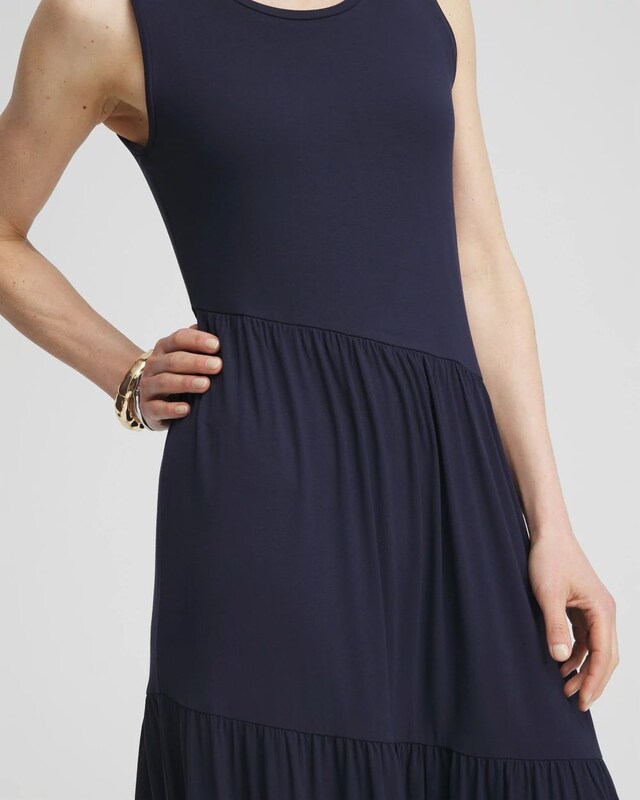 Asymmetrical Tier Dress - image 4